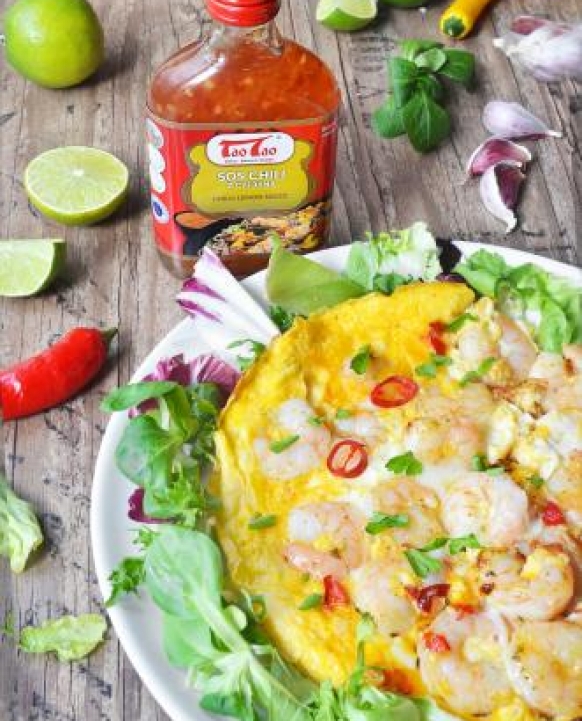 Omlet z krewetkami – Fritada de camarao (Brazylia) TaoTao