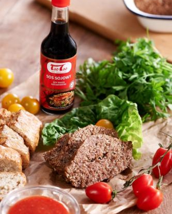 Roman roast with beer and onion jam
